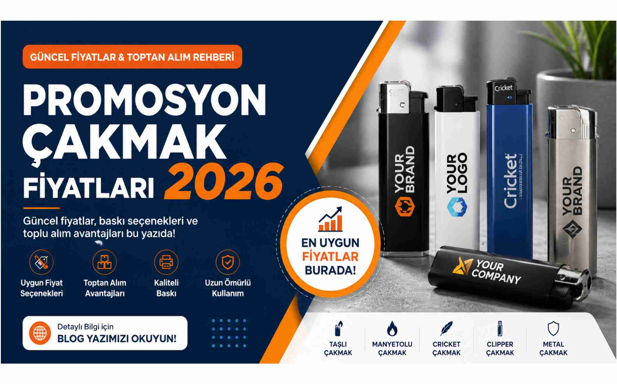 Promosyon Çakmak Fiyatları 2026: Güncel Fiyatlar ve Toplu Alım Rehberi